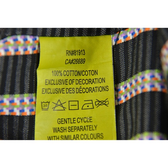 Robert Graham Shirt Men's XL Long Sleeve Classic Fit Casual Striped - Picture 12 of 12